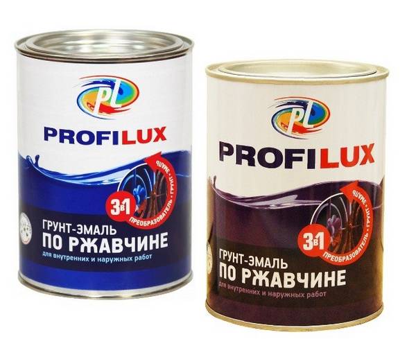 Краска Profilux 3 в 1: грунтуем, красим и ликвидируем ржавчину одним средством с фото