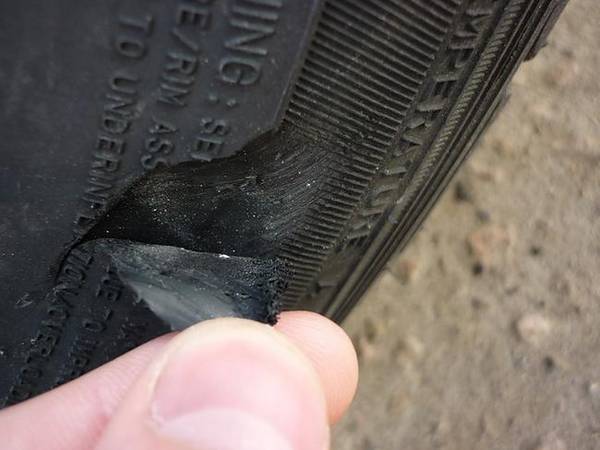 Технологии и особенности ремонта боковых порезов шин с фото